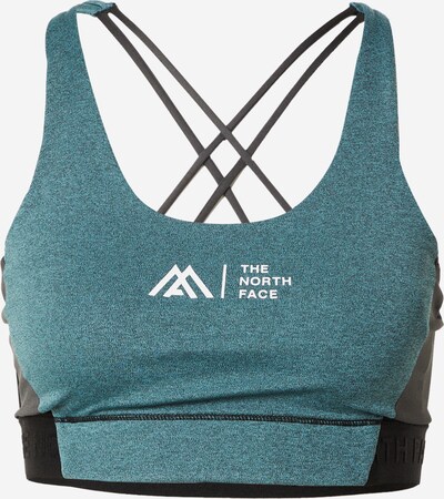 THE NORTH FACE Sports Bra in Petrol / Black / White, Item view