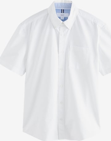 NextRegular Fit Košulja 'Oxford' - bijela boja: prednji dio