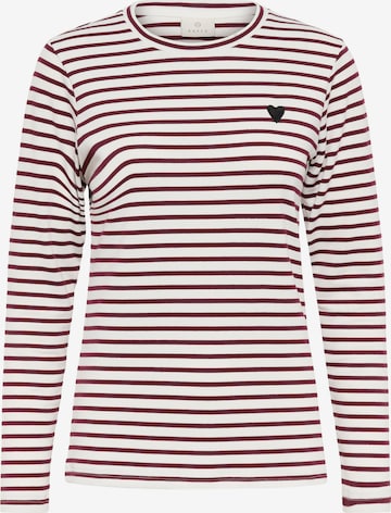 T-shirt 'Liddy' Kaffe en blanc : devant