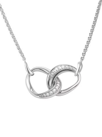 Chaîne 'Together Halskette aus Recyceltem Sterlingsilber mit Zirkonia' Thomas Sabo en argent