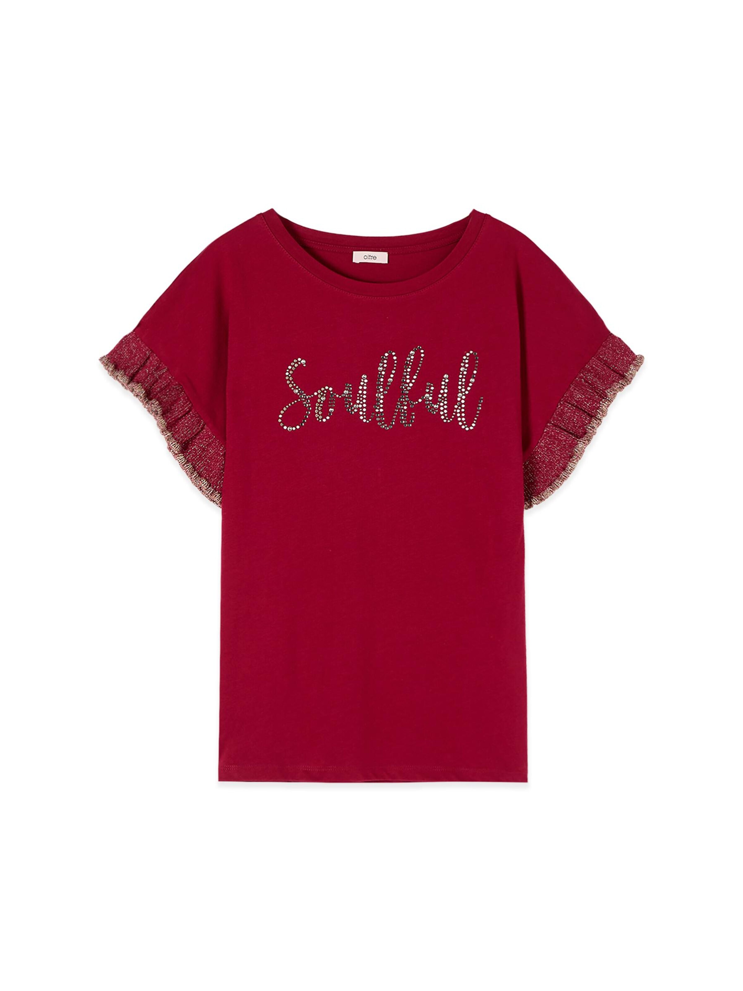 Maglietta di oltre in rosso: frontale