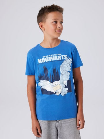 TWO SOON Shirt 'Harry Potter' in Blue: front