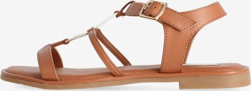 MEXX Sandals 'Jeva' in Brown