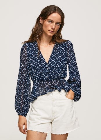 Pepe Jeans Bluse 'Eda' in Blau: predná strana