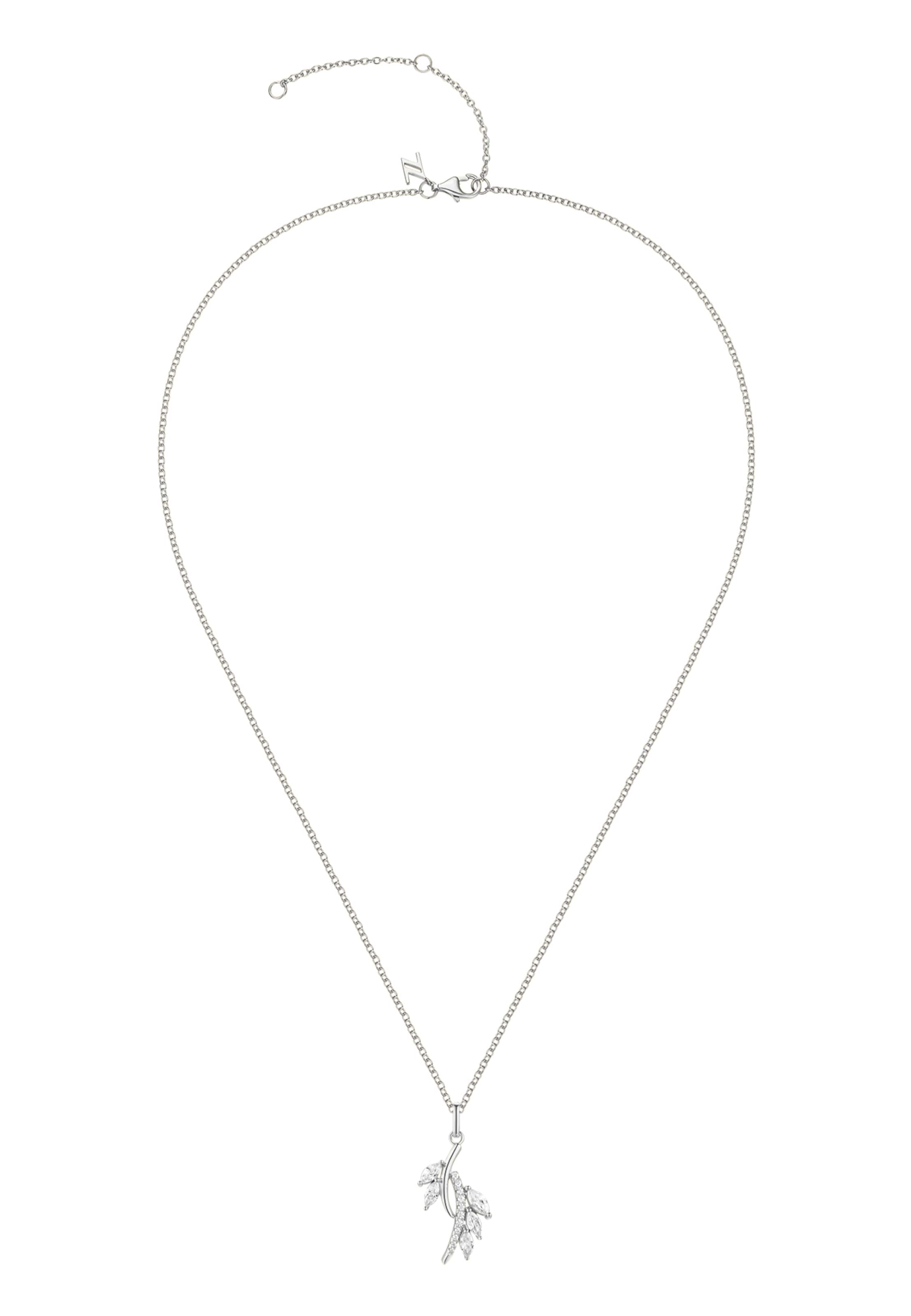 Nana Kay Necklace 'Pretty Petals' in Silver: front