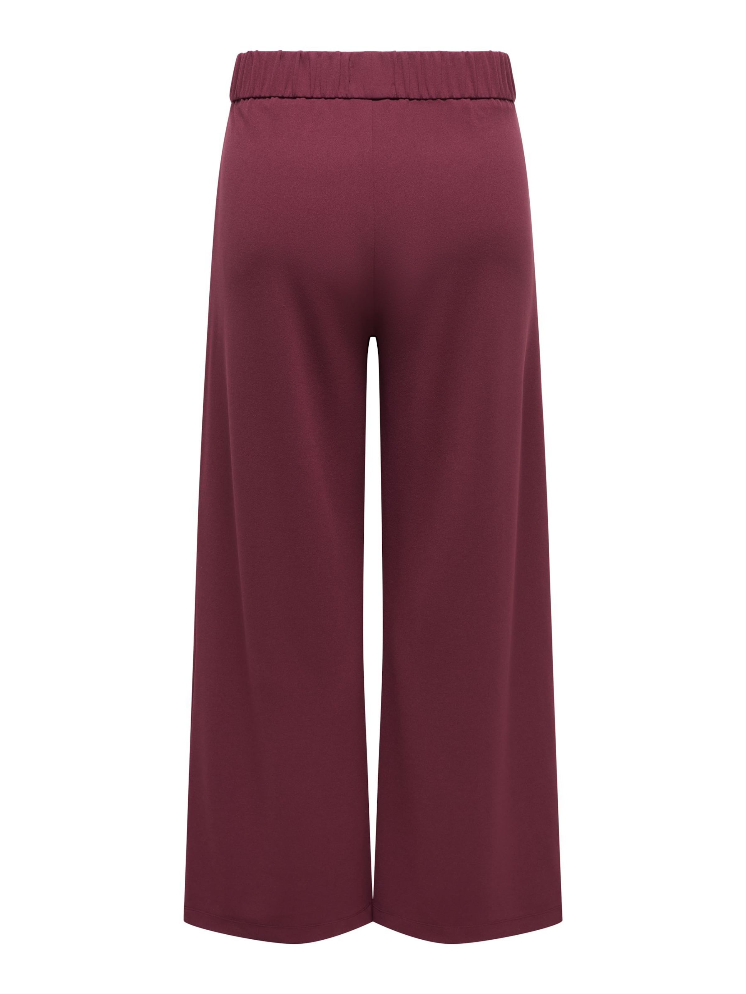 Wide Leg Pantalon à pince 'CARSTILLA' ONLY Carmakoma en rouge