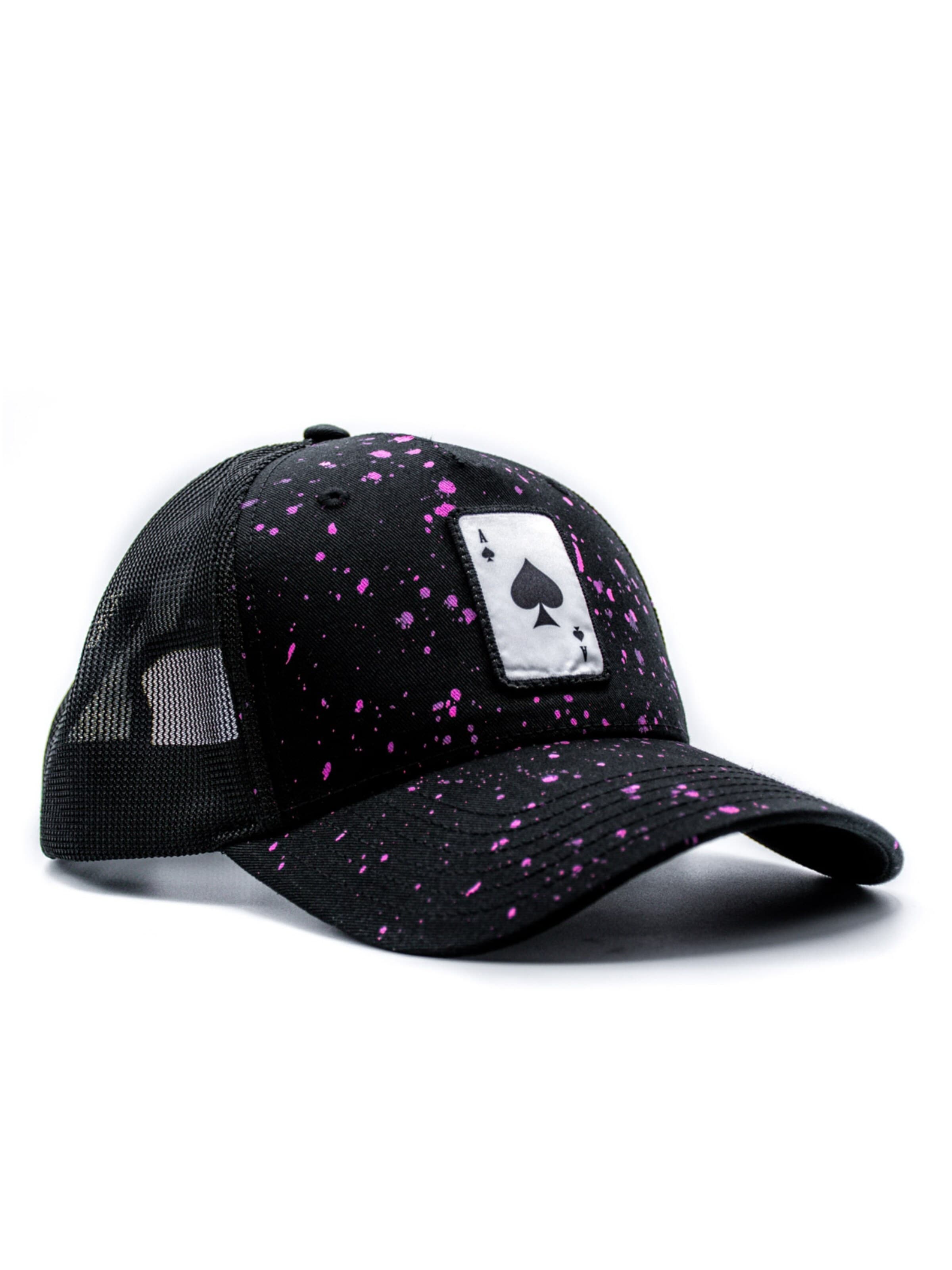 Be52 Cap 'Ace splash premium'‌‌‌‌ in Schwarz