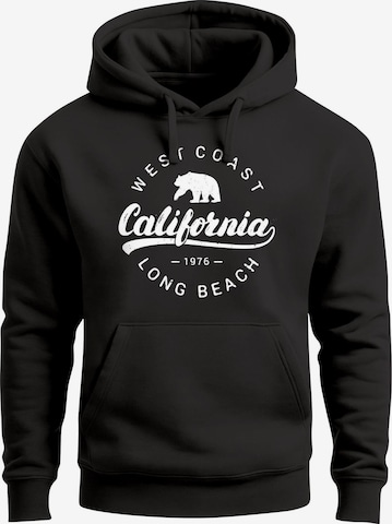 Neverless Sweatshirt 'Westcoast California' in Black: front