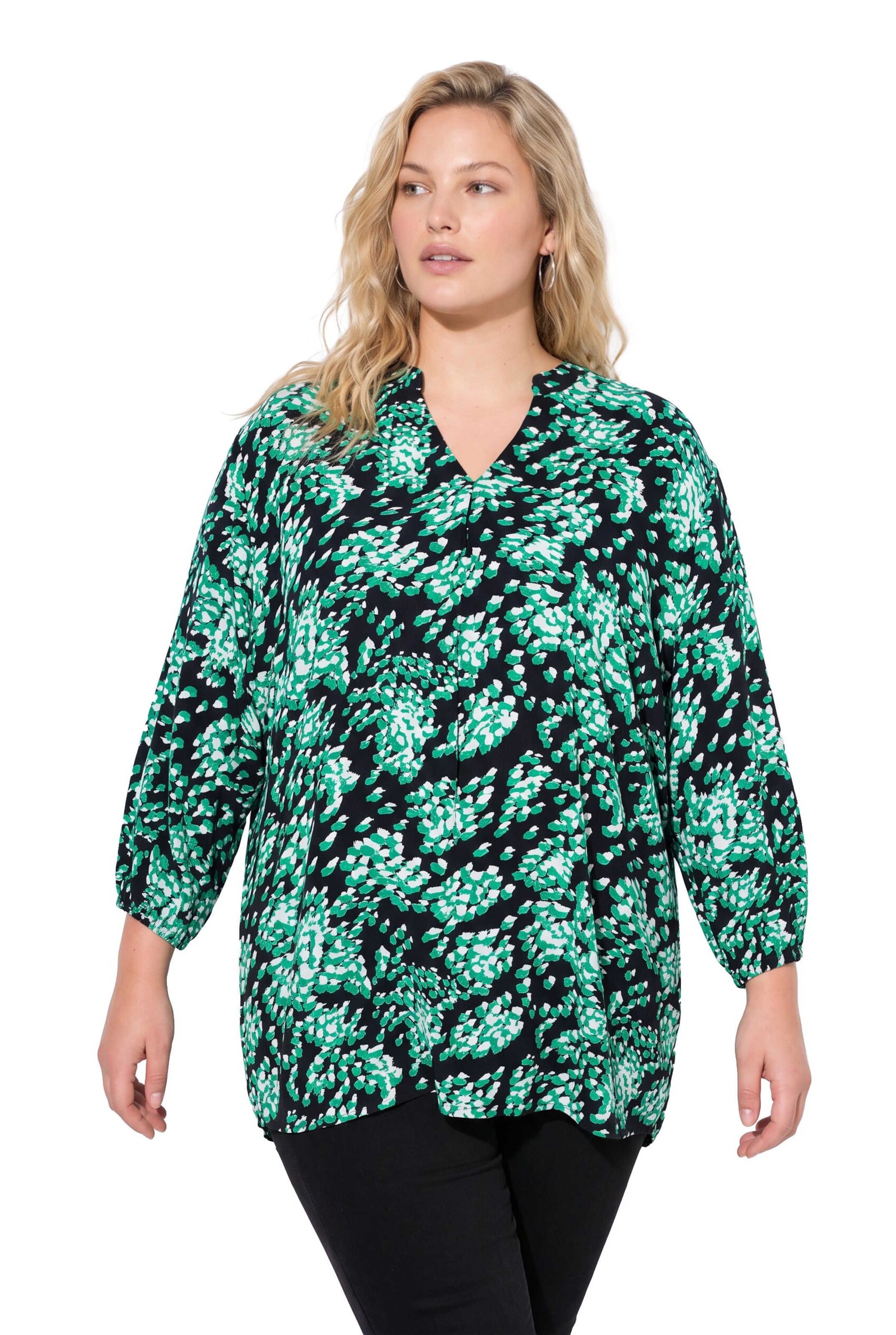 Ulla Popken Tunic in Black: front
