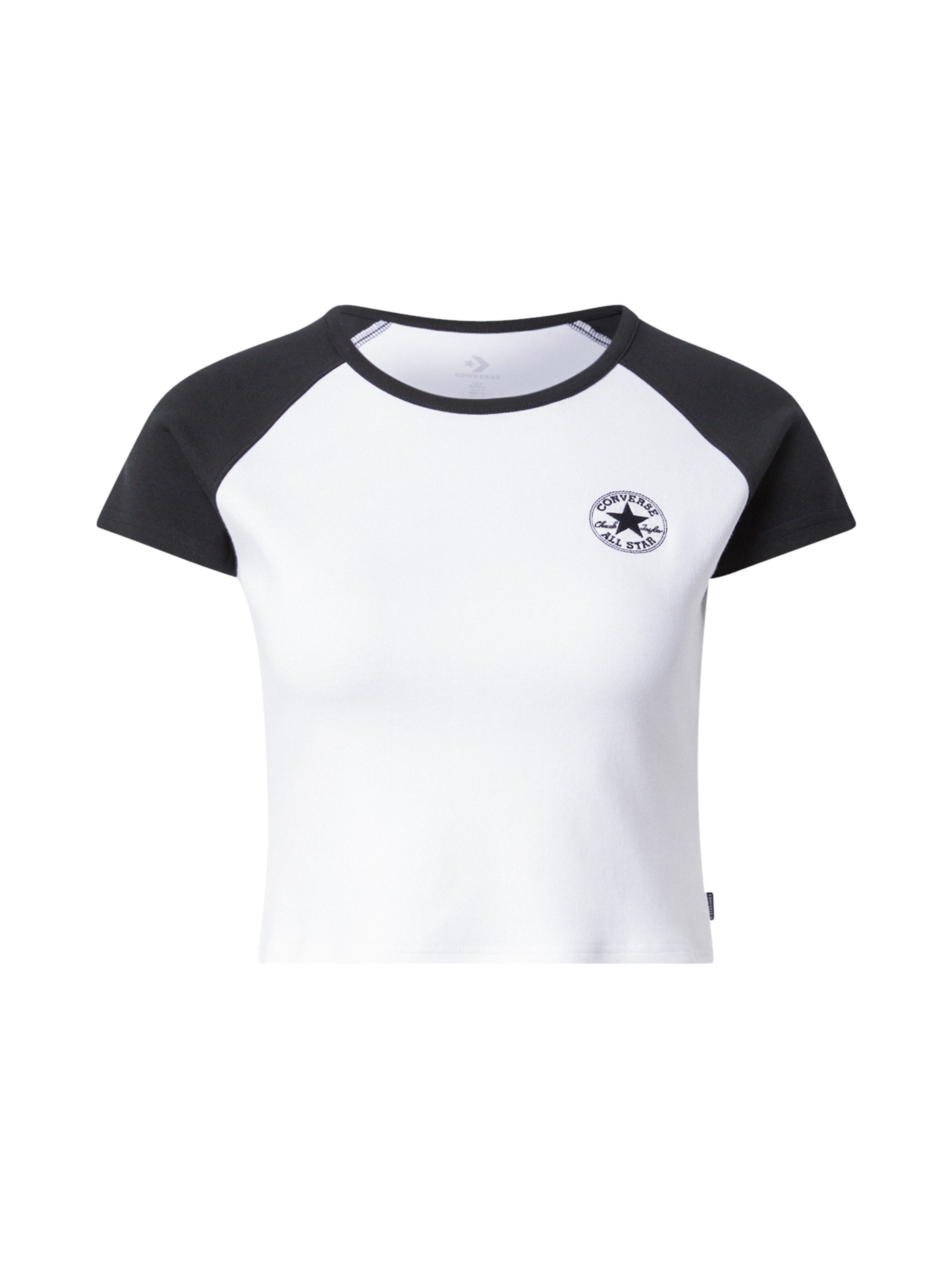 CONVERSE Μπλουζάκι 'Chuck' σε μαύρο: μπροστά