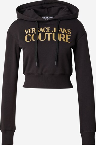 Versace Jeans CoutureSweater majica - crna boja: prednji dio