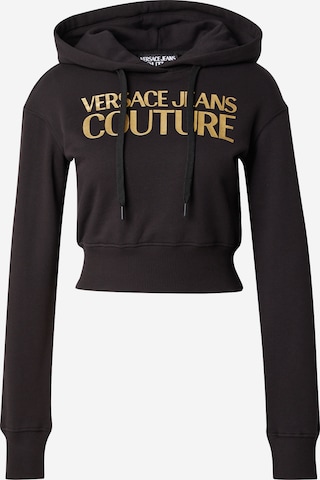 Versace Jeans Couture Sweatshirt in Zwart: voorkant