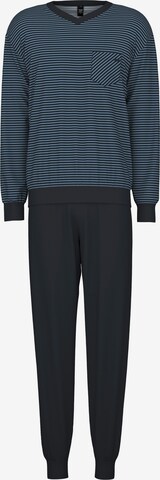 CALIDA Pyjama lang in Blauw: voorkant