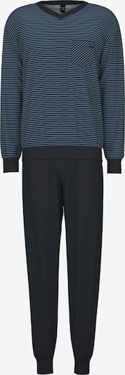CALIDA Dolga pižama | mornarska / svetlo modra barva, Prikaz izdelka
