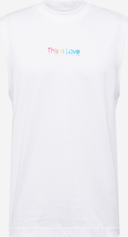 Calvin Klein Jeans Tričko 'THIS IS LOVE' – bílá: přední strana