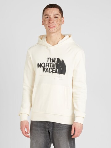 THE NORTH FACE Sweatshirt in Weiß: predná strana