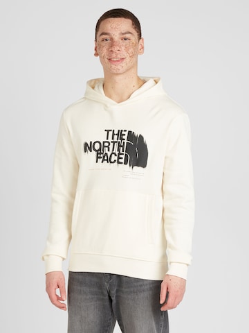 THE NORTH FACE Sweatshirt i hvit: forside