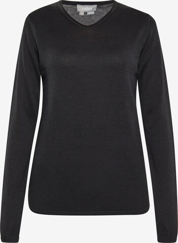 Pull-over Usha en noir : devant