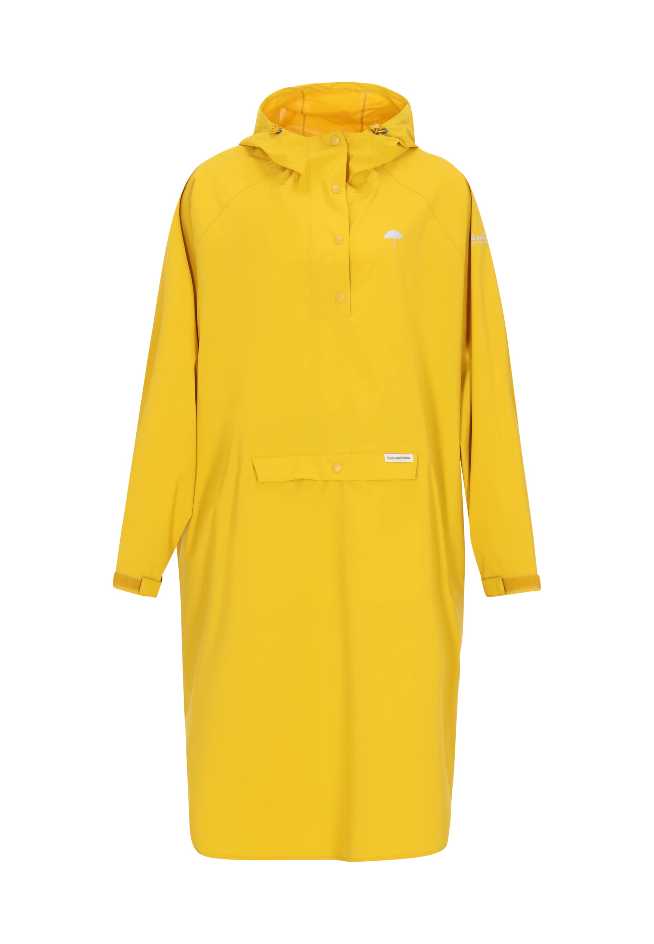 Schmuddelwedda Raincoat in Yellow: front