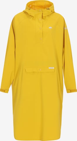Manteau fonctionnel Schmuddelwedda en jaune : devant