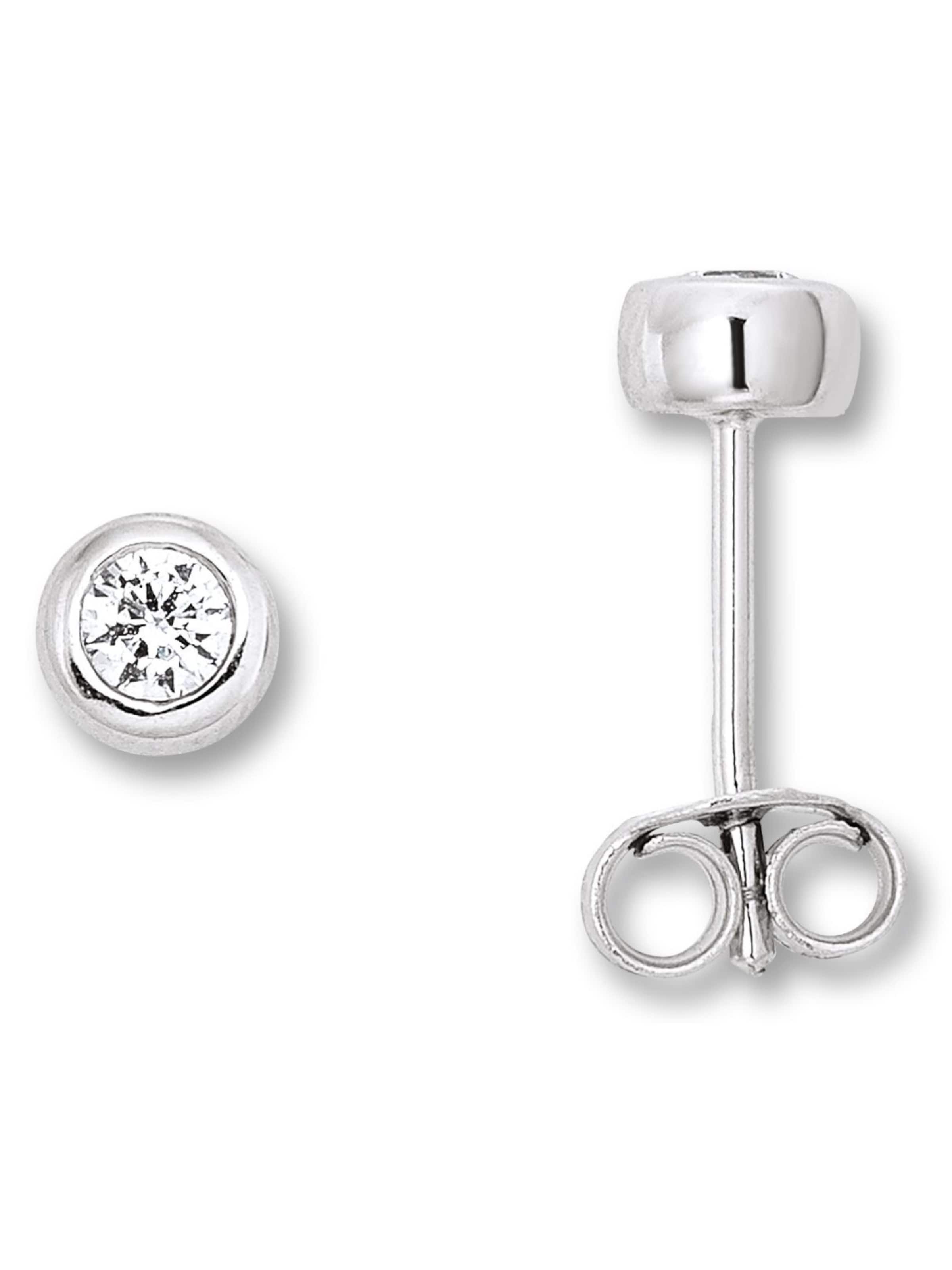 ONE ELEMENT Ohrringe in Silber: Vorderseite