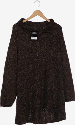 Ulla Popken Sweater & Cardigan in 5XL in Brown: front