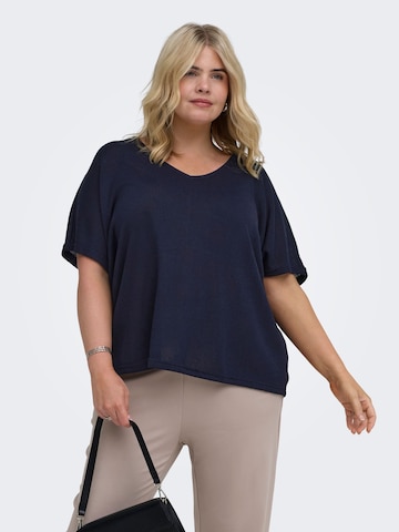 ONLY Carmakoma Trui 'CARTammi' in Blauw: voorkant