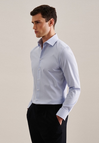 SEIDENSTICKER Slim fit Business Shirt in Blue: front