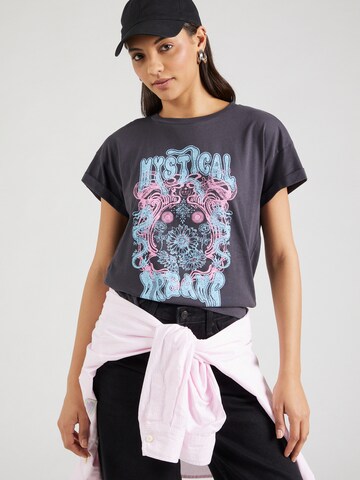Noisy may Тениска 'NMGABY EXPRESSION' в сиво: отпред