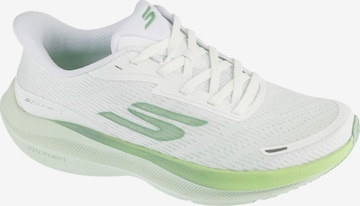 Chaussure de course SKECHERS en blanc : devant