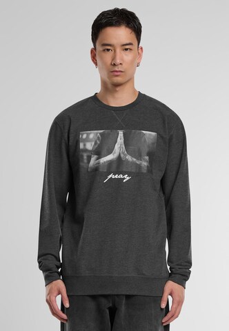 MT Men Sweatshirt 'Pray' in Grau: Vorderseite