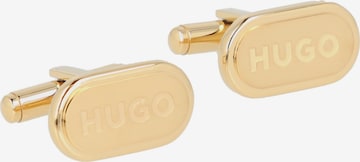 HUGO Red Manchetknopen 'E-Classic' in Goud: voorkant
