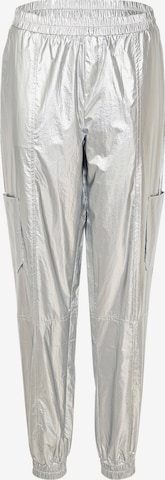 Cream Tapered Hose 'Ace' in Silber: predná strana