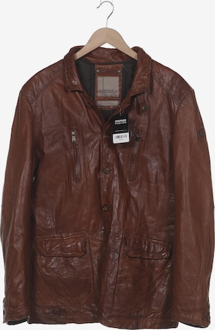 MILESTONE Jacke XL in Braun: Vorderseite