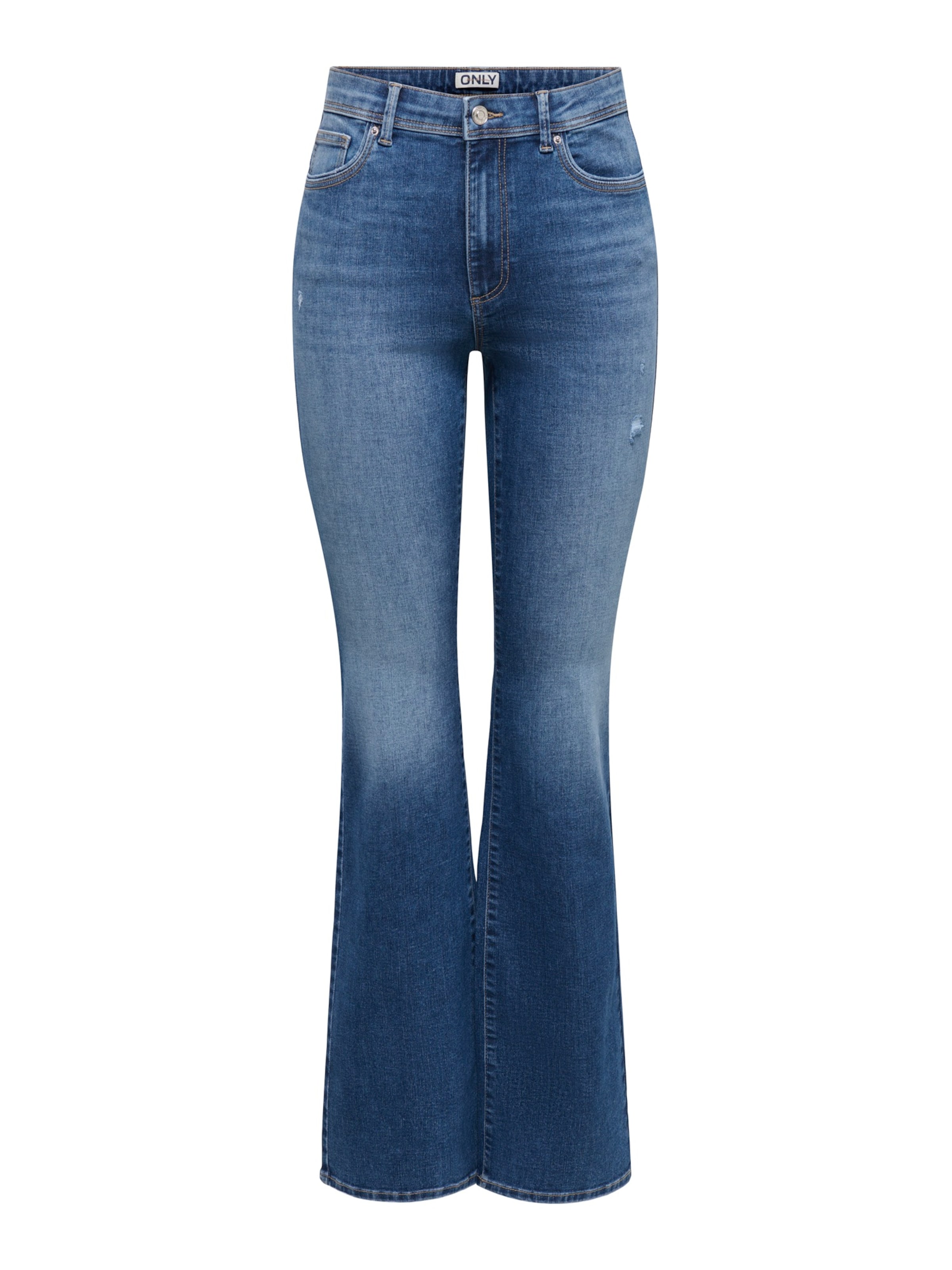 ONLY Flared Jeans 'ONLWAUW' in Blauw: voorkant