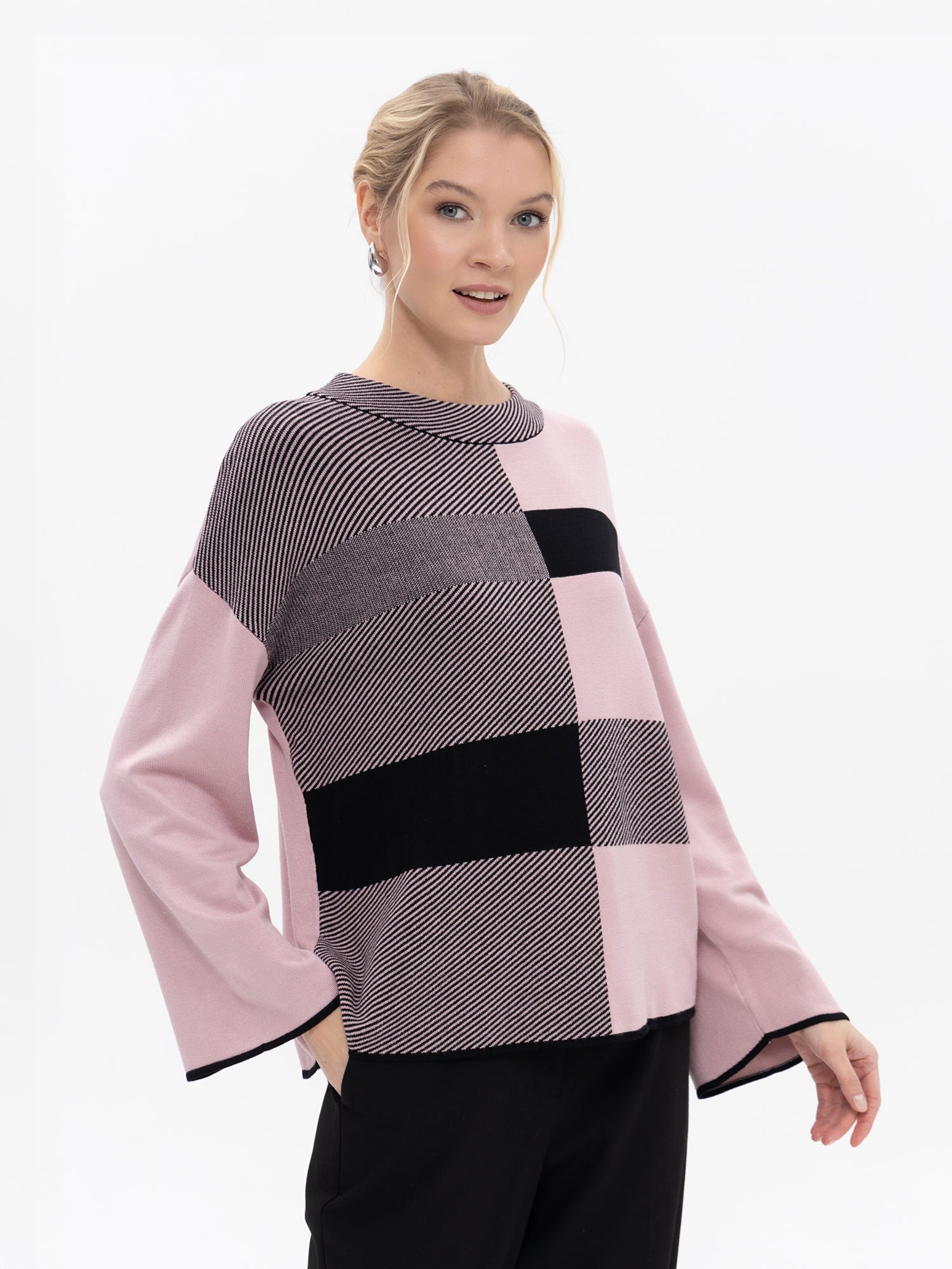 Passioni Oversizepullover‌‌‌ in Lila: Vorderseite
