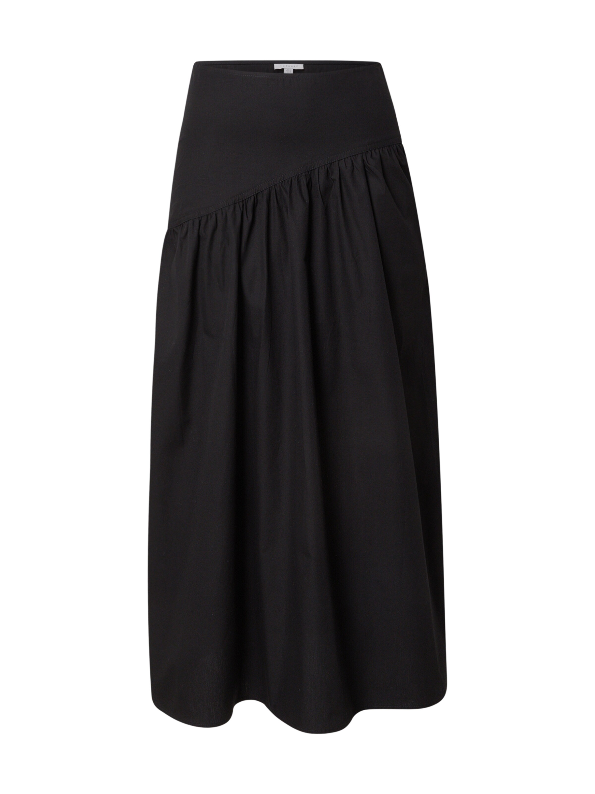 TOPSHOP Φούστα σε μαύρο: μπροστά