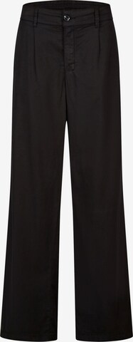 MARC AUREL Loose fit Pleated Pants in Black: front