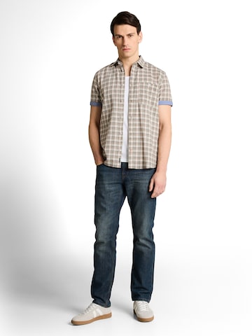 TOM TAILOR Regular fit Button Up Shirt in Green