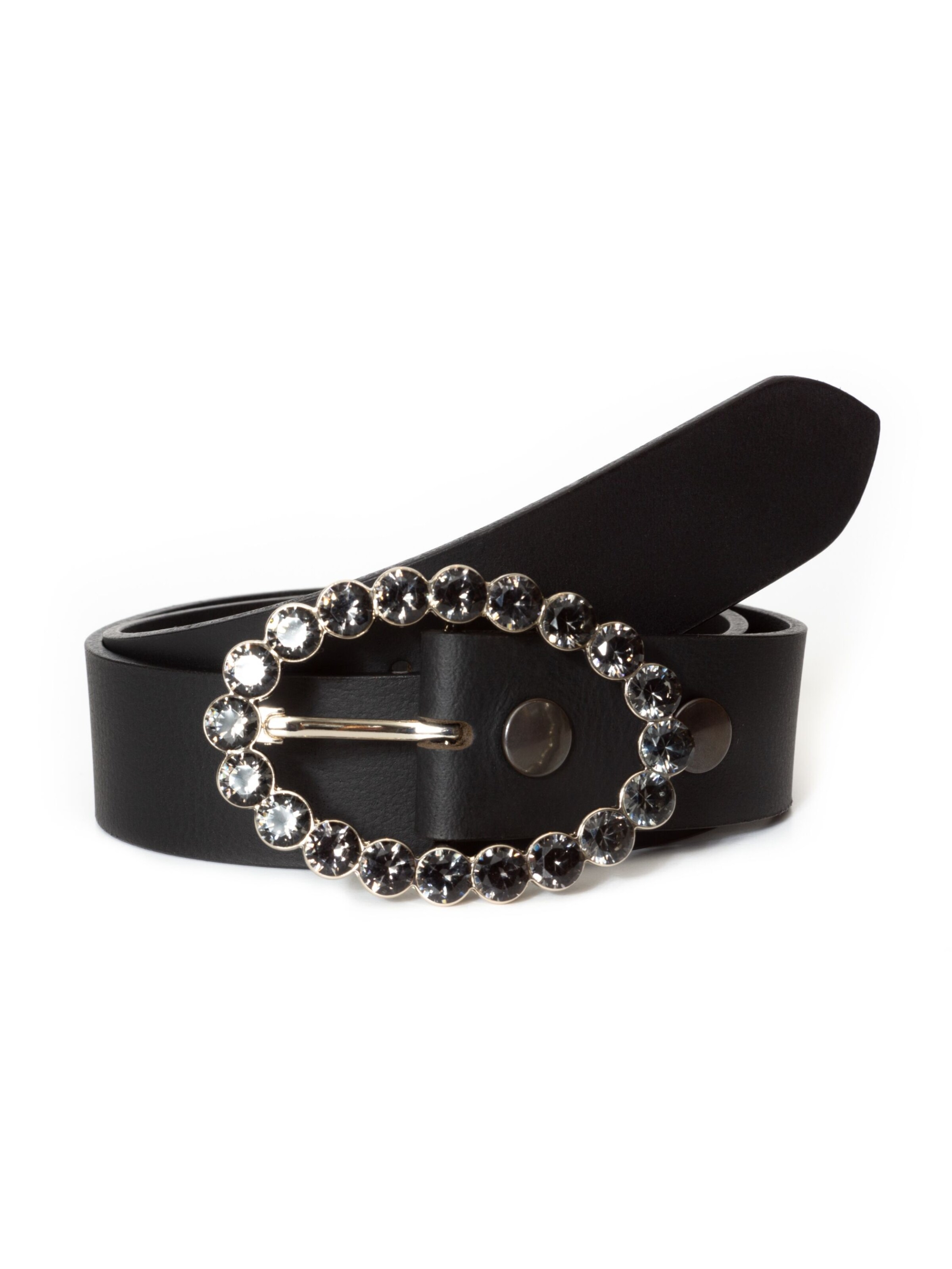 BA98 Belt in Black: front