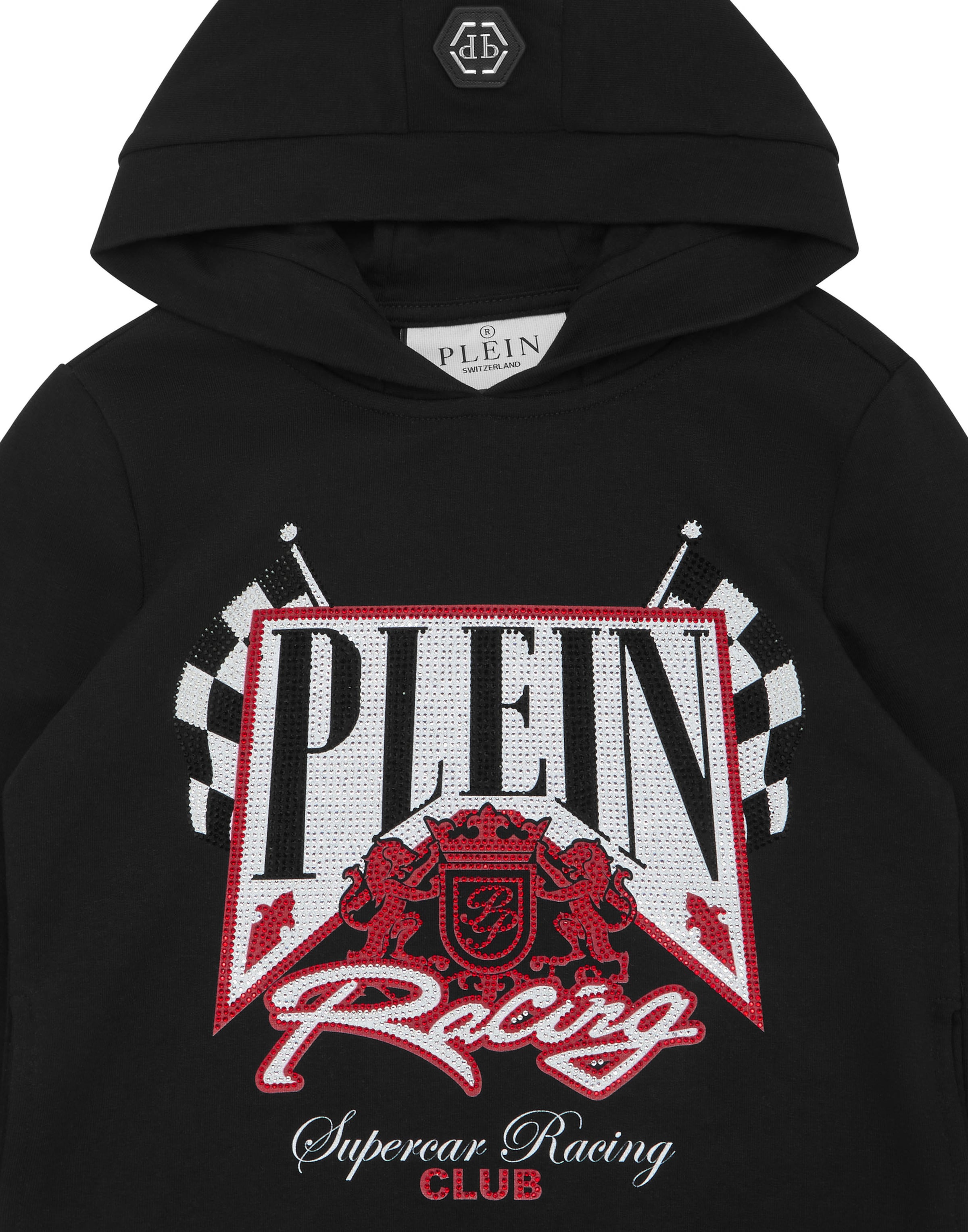 Sweat 'Racing Club' Philipp Plein en noir