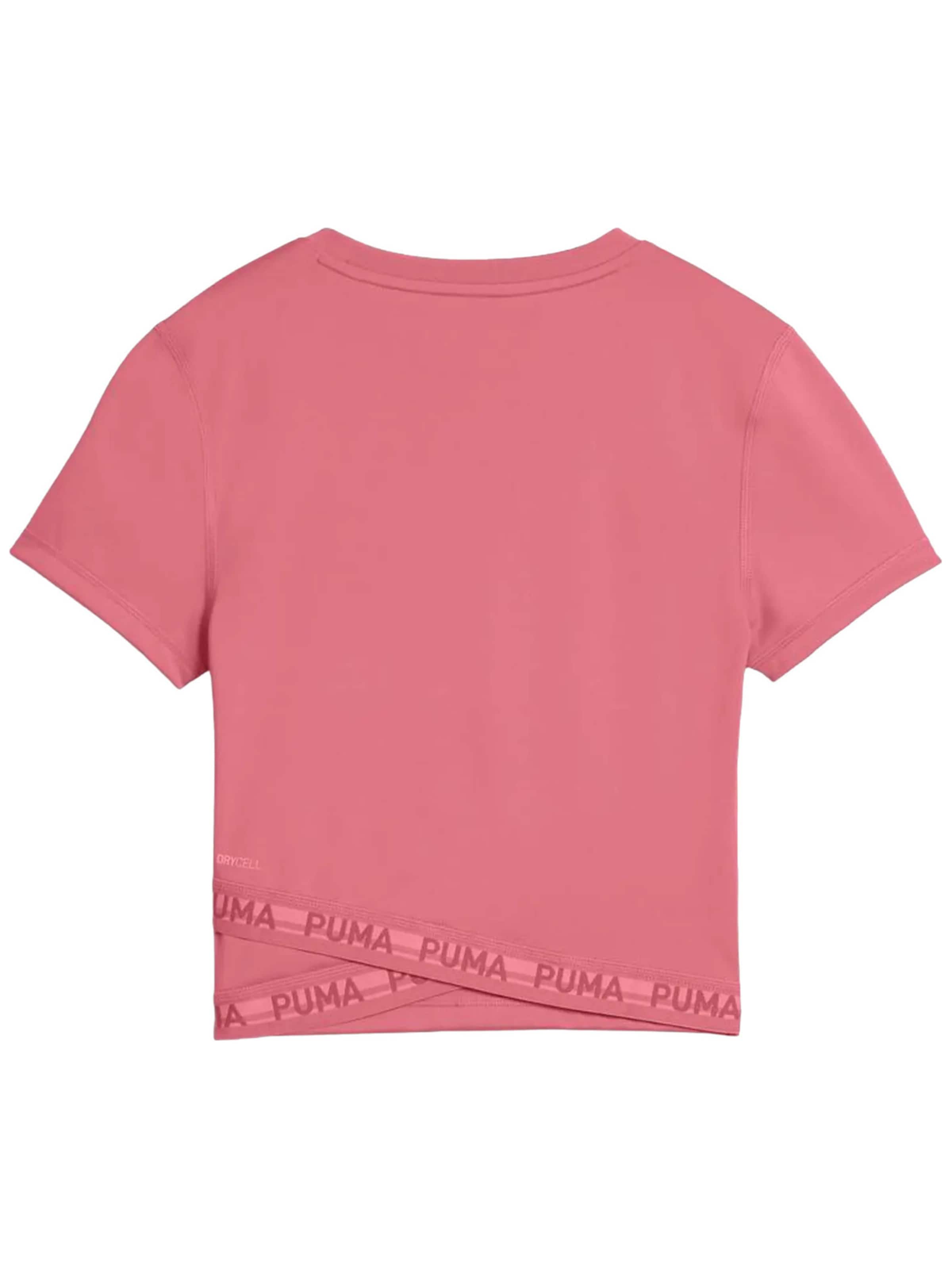Maglietta 'Puma W Strong Cross Back Tee' di PUMA in rosa