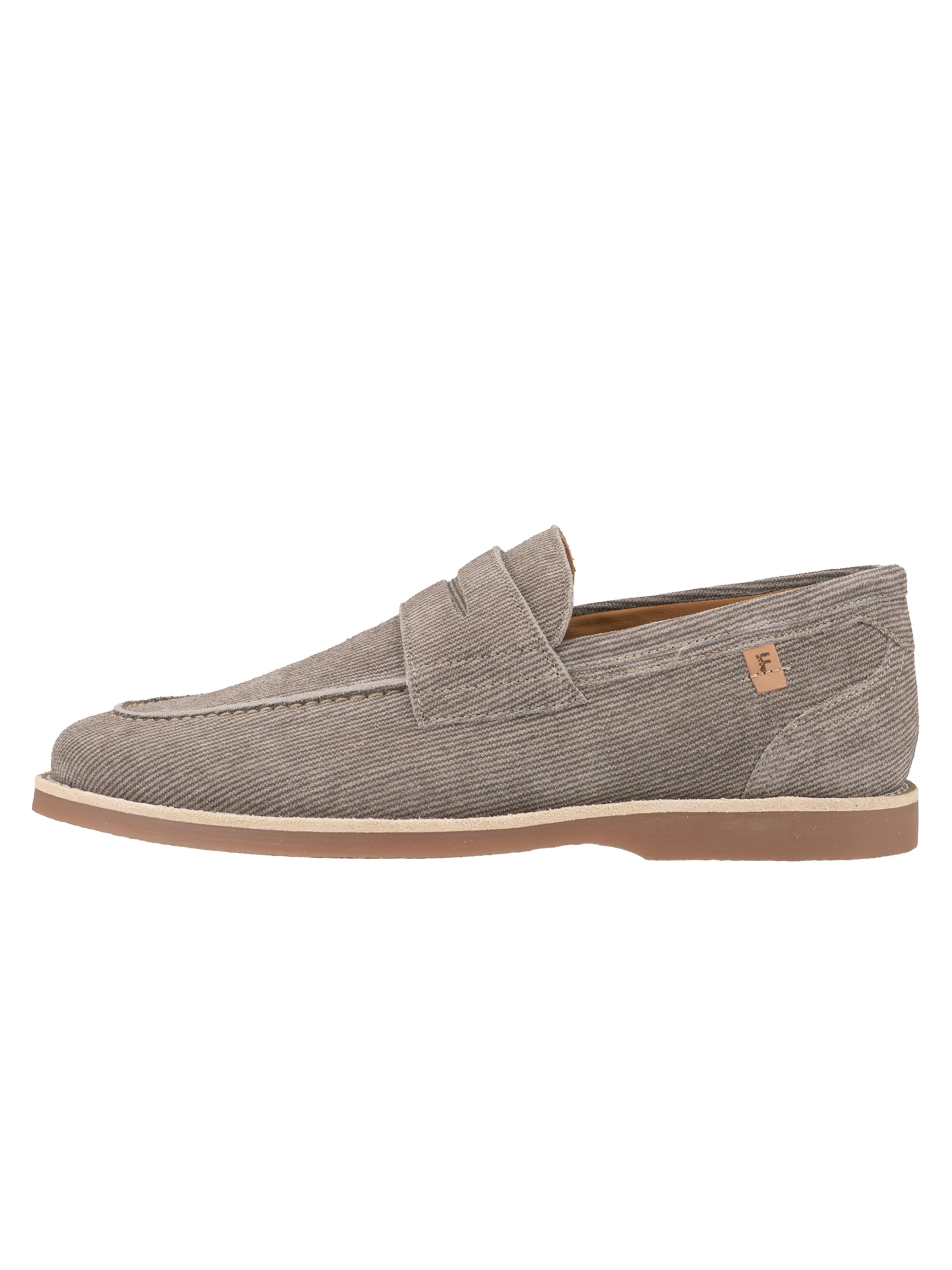 Floris van Bommel Slip-ons 'De Stitser 02' in Brown: front