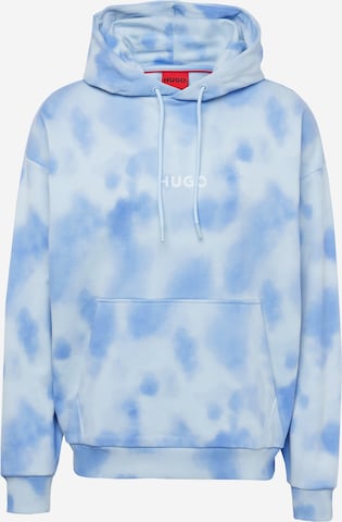 HUGO Red - Sweatshirt 'Dolta' em azul: frente