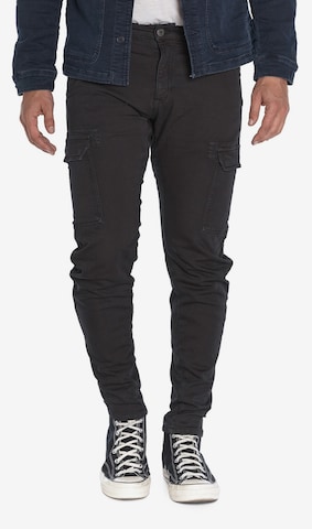 Le Temps Des Cerises Tapered Chinohose 'KOGE' in Schwarz: predná strana