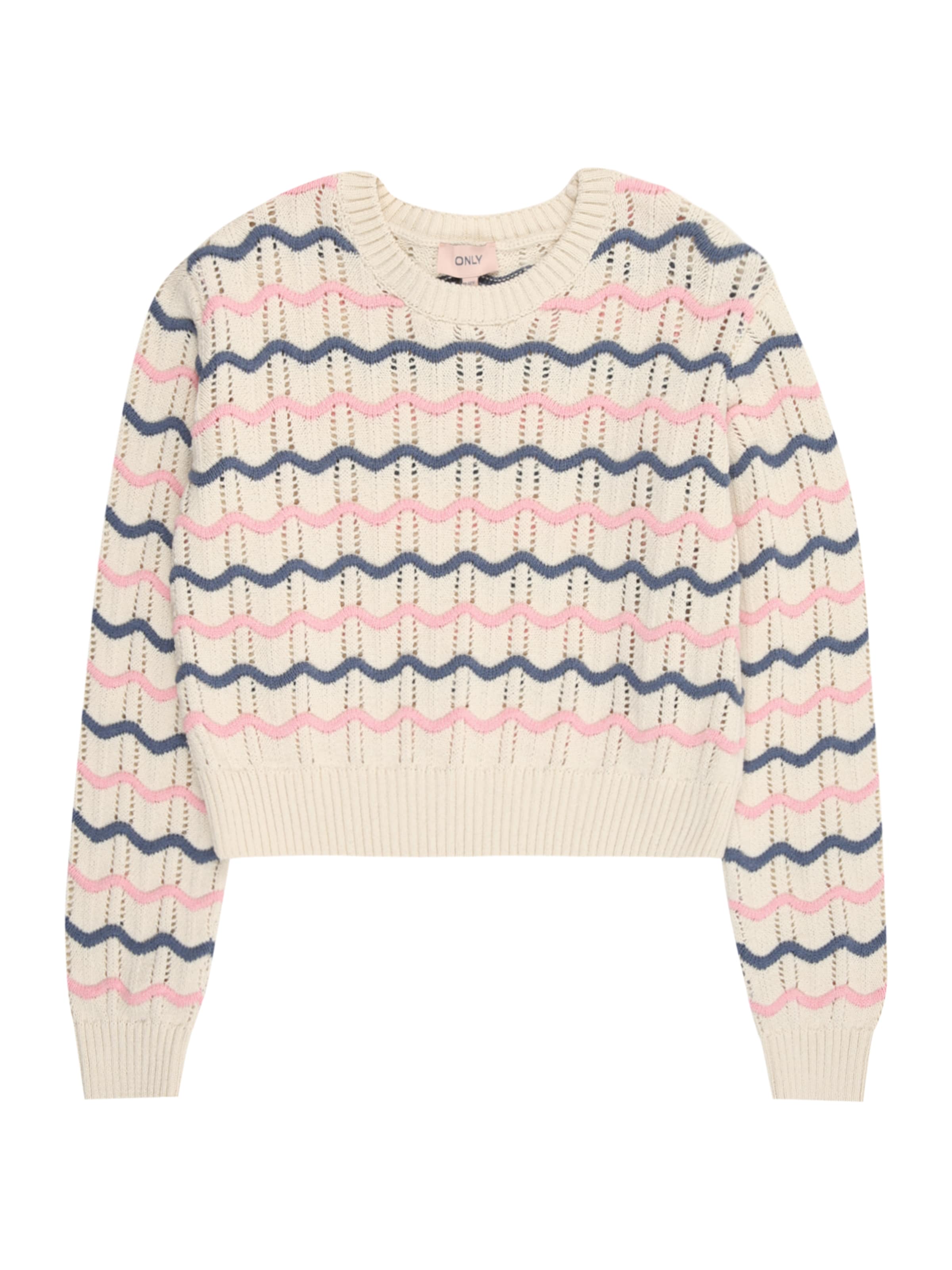 smėlio ONLY GIRLS Megztinis 'KOGSTIA': priekis