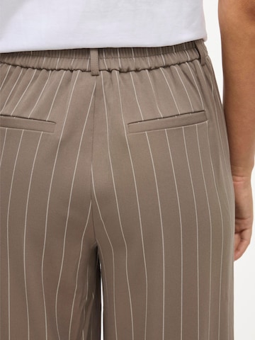 VILA Wide leg Broek 'VIVarone' in Bruin