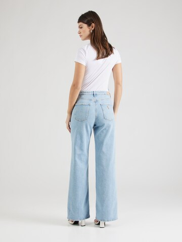 Wide leg Jeans di GUESS in blu