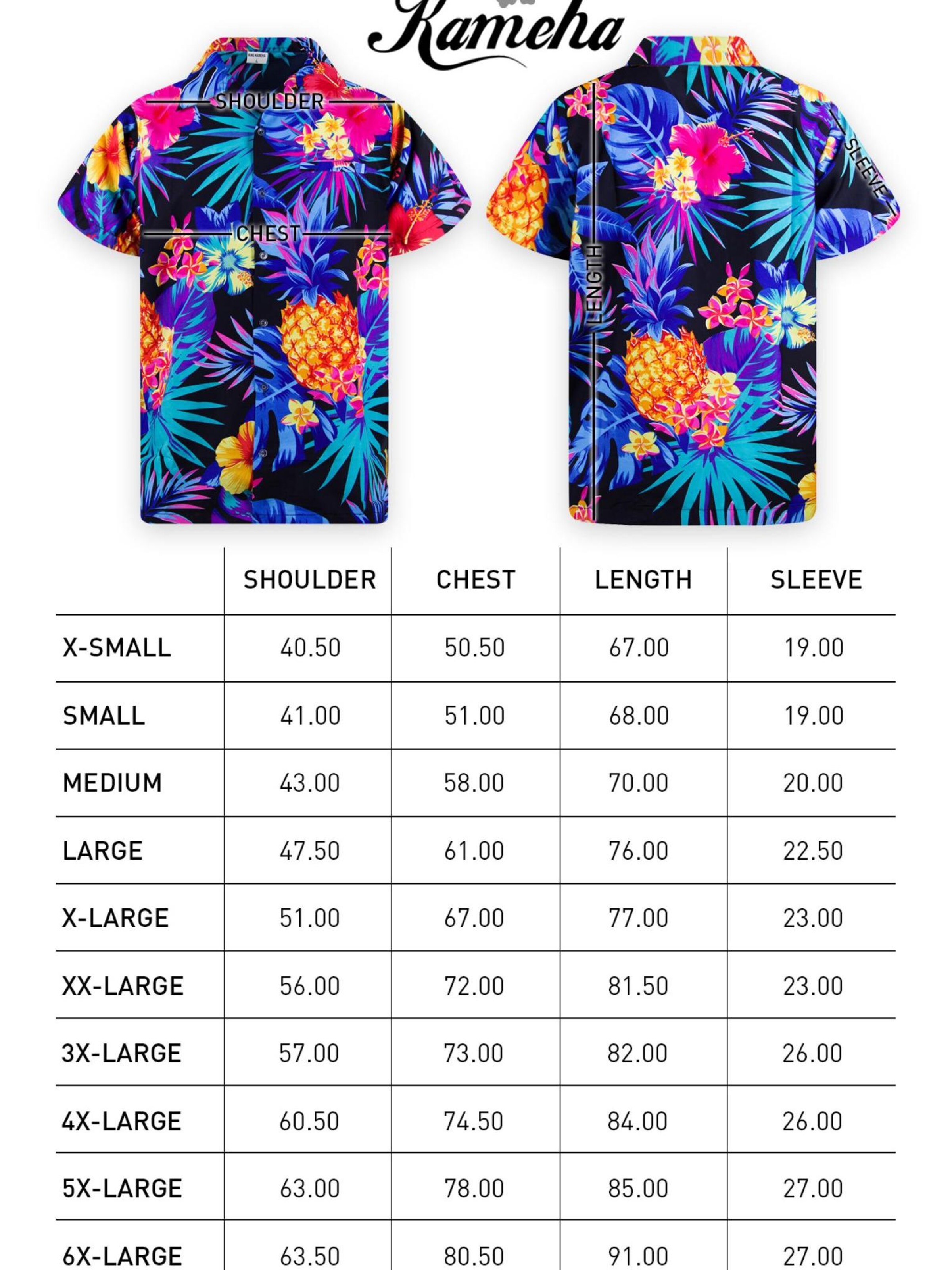 King Kameha Shirt 'Pineapple' in Blue