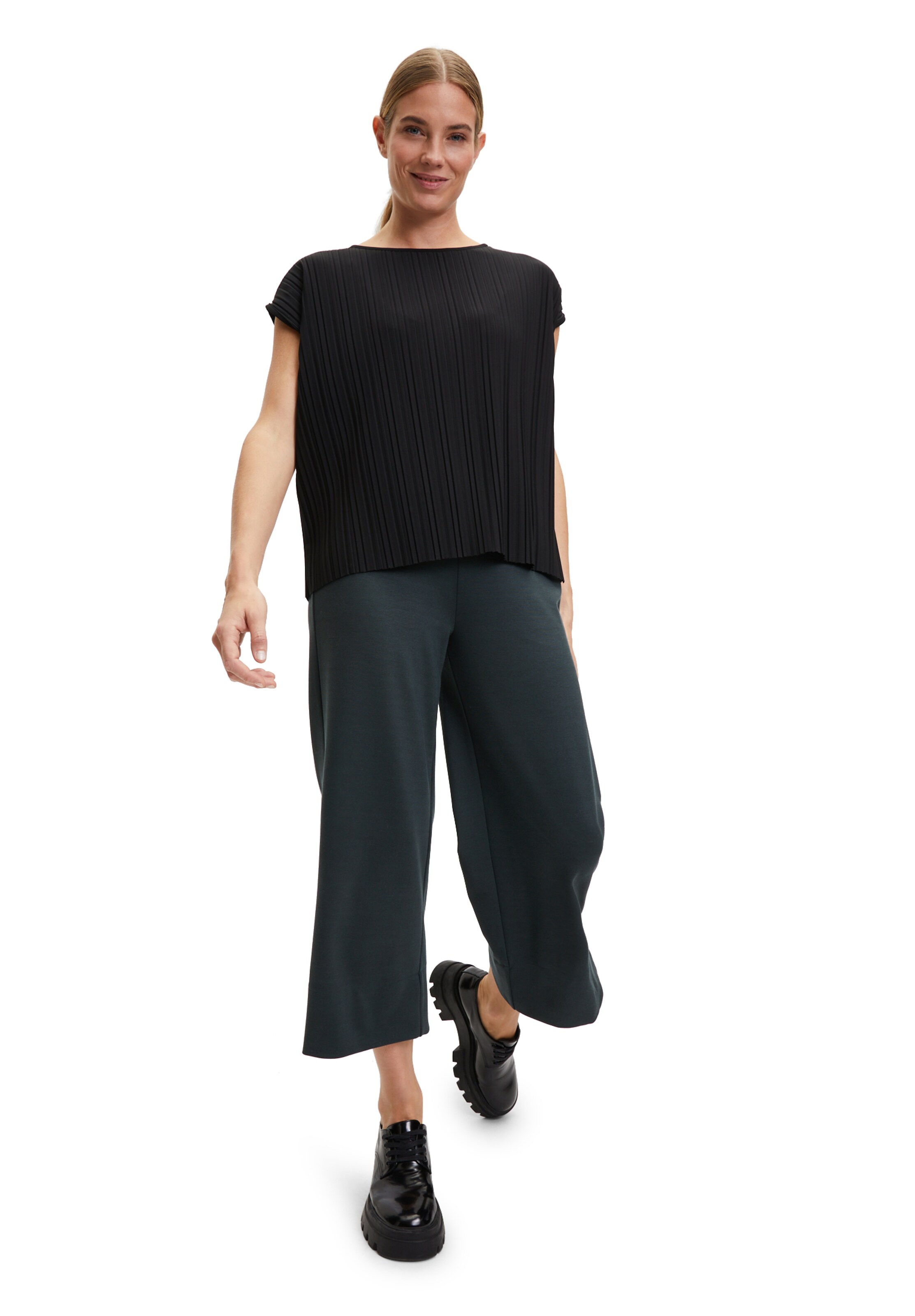 Loosefit Pantaloni di Cartoon in verde